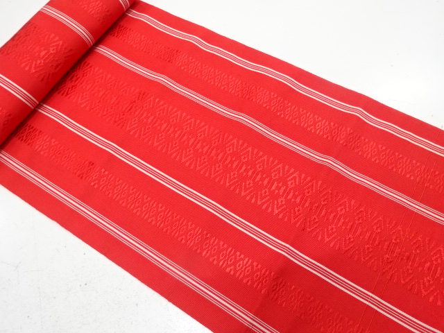 JAPANESE KIMONO / ANTIQUE BOLT FOR HASSUN OBI / HAKATA